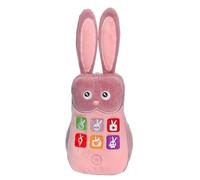 GIPSY Toys - Lapiphone Sonore 12 Cm - Mauve - Téléphone en Peluche sonore - Peluche pour Enfant - Existe en 4 Coloris - 071589