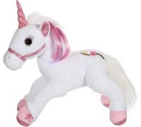 Gipsy Toys - Lica Bella Féerique Et Lumineuse - Peluche Licorne Interactive - 35 cm - Blanc - Rose