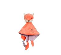 Gipsy Toys - Carre Doudou Renard - Gamme « Bamboo » - 24 CM S/Carte - Rose- 1ER Age