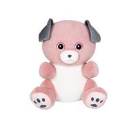 Gipsy Toys - Peluche Chien Spot « CUTYDOOS » - 80 CM - Rose Poudre ET Gris