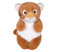 Gipsy Toys - Peluche DEFIS Nature Protect GUEPARD- 15 CM - Beige ET Blanc