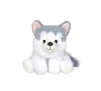 Gipsy Toys Peluche Floppy Choopy Husky 22 cm Gris et blanc
