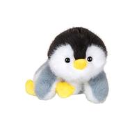 Gipsy Toys - Peluche « Floppy CHOOPY » Pingouin - 22 CM - Noir Blanc ET Gris