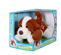 GIPSY TOYS - Peluche interactive - Titus, mon chien en peluche qui marche, aboie et fait le beau comme un vrai, dès 18 mois