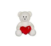 Gipsy Toys - Peluche « Ours CŒUR » - 35 CM Saint-Valentin ET FÊTE des Meres - Douceur EXTRÊME avec CŒUR Rouge Entre Ses Bras