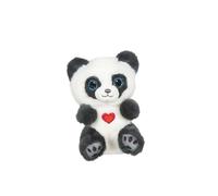 Gipsy Toys - Peluche Panda « CUTYDOOS Love » - 13 CM - Gris Ardoise avec CŒUR Brode - Cadeau St Valentin ET FÊTE des MÈRES