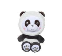 Gipsy Toys – Peluche Panda Hoody Pets – 24 cm – Gris anthracite