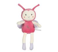 GIPSY TOYS - COCCINELLE - PANTIN - GAMME « BAMBOO » - 24 CM S/CARTE - ROSE - 1ER AGE