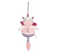 GIPSY TOYS - PELUCHE SONORE BOITE A MUSIQUE LICORNE - GAMME BAMBOO - DOUCE MELODIE - 1ER ÂGE - IDEE CADEAU NAISSANCE BEBE - FILLE ET GARCON - 13 CM - ROSE ET BLANC