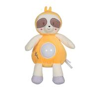 GIPSY TOYS - PARESSEUX - VEILLEUSE - PELUCHE - GAMME « BAMBOO » - 26 CM S/CARTE - JAUNE ET MARRON - 1er AGE