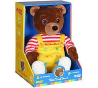Gipsy Toys - Petit Ours Brun - Peluche Musicale Qui Parle Conteur d'Histoires - 28 cm - Marron Jaune Rouge