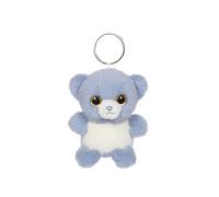 Gipsy Toys - Porte-clés en Peluche - Ours Blue « cutydoos » - 8 cm - Bleu Jeans - Accessoire Mignon - Cadeau Original - Porte-clés Doux - Compagnon Peluche pour Sacs et clés