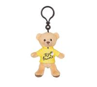 Gipsy Toys - Porte-clés Ours « Maillot vainqueur étape Jaune » 10 cm - Peluche Officielle du Tour de France. Parfait pour Les Fans, à Collectionner ou Offrir.