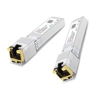 GIQITCK 2Pack 10GBASE-T SFP+ à RJ45 Transceiver, 1.25G/2.5G/5G/10G SFP+ to RJ45 Module pour Cisco SFP-10G-T-S, Ubiquiti UF-RJ45-10G, Netgear, D-Link, Supermicro, TP-Link, Linksys, jusqu'à 30 mètres