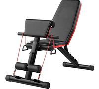 GIQKDZNUO Banc de Musculation, Tabouret de prêtre, Chaise Romaine avec haltères, Tabouret de Fitness, Banc d'abdominaux pour Un entraînement Complet du Corps, équipement de Fitness pour sall