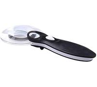 GIQKDZNUO Loupe Grandes loupes Loupe portative éclairée pour la Lecture Les Personnes âgées Peuvent Lire des Cartes en Petits caractères Timbres Loupes pour la Lecture