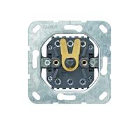 Gira 015700 Module de bouton-poussoir/interrupteur de stores pour plaque de finition avec manette 2 pôles, Multicolore