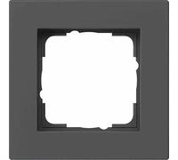 Gira 0211095 Cadre de finition simple plat Gira E2 noir m