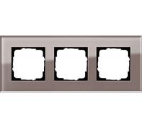 Gira Cadre de finition 0213122 Esprit verre 3 postes Umbra