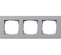 GIRA 0213255 Cadre de finition 3f plat Gira E2 F Alu (213255)