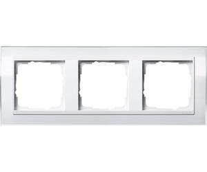 Gira 0213723 Event Clear Cadre de Finition, Plaque Prise Electrique, Blanc
