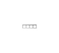 GIRA 0214112 Interrupteur de surface Cadre de finition quadruple blanc pur brillant