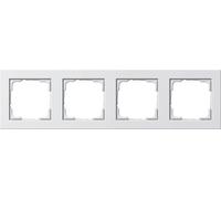 Gira 021429 Cadre De Couverture 4 Voies, Blanc Pur, E2