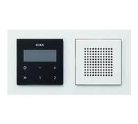 GIRA 049572 RDS radio encastrés avec E2 cadre E2 Blanc / Noir