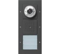 GIRA 127067 Station de porte vidéo AP 3 prises Anthracite