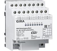 Gira 212800 Entrée binaire. 8f 12 - 48 V AC/DC pot.libre KNX REG