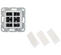 Gira 283203 Interrupteur à bascule 3 pièces Système 55 Blanc pur