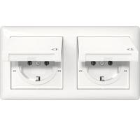 GIRA 415803 SCHUKO KD + Set IP44 + Rahme (415803)