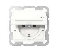 Prise Gira KD 445403 Couvercle IP20 blanc prises plastique