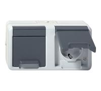GIRA 478130 SCHUKO 2f waager. KD WG AP G (478130)