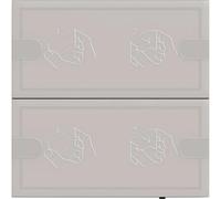 Gira 5002028 KNX 4 Confort 2f TS4 Anthracite Bouton-poussoir, Bouton + interrupteur, Gris