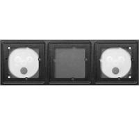 Gira 5503902 System 106 AP-Gehäuse 3 Module 1x3, Verkehrsweiß