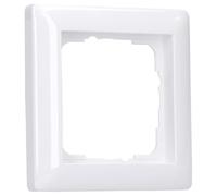 Gira AG-Electronics System 55 Prises et interrupteurs au choix Blanc brillant (021103) 1-fach Rahmen