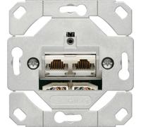 Gira 245200 Prise réseau double encastrable encastrable IEEE 802.3 Cat.6A