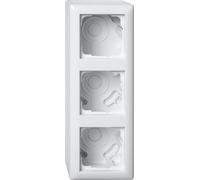 Gira Boîtier AP 3f + cadre de finition 106303