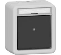 GIRA Bouton-poussoir à bascule 315230 contact à fermeture sMK BSF WG AP gr (315230)