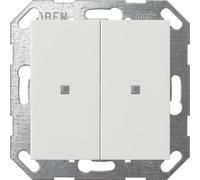 Gira Bouton-poussoir bascule KNX, 2f, blanc pur 517327 (517327)