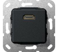 Gira Câble HDMI Breakout Élément De Base Noir Mat - 567010