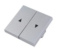 GIRA Cache pour interrupteur de stores Système 55, Standard 55, E2, Event, Event transparent, Event opaque, Esprit, ClassiX aluminium 0 (029426)