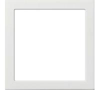 Gira Cadre adaptateur p.Système 55 0289112 Interrupteur de surface blanc pur, Bouton + interrupteur, Blanc