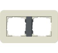 GIRA Cadre de finition double sable/anthracite 0212427 (0212427)