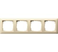 GIRA Cadre quadruple 021401 Standard 55 blanc crème 021401 (021401)