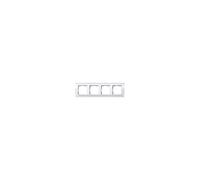 GIRA Cadre quadruple Event clair, standard 55, système 55 blanc 0214723 (0214723)