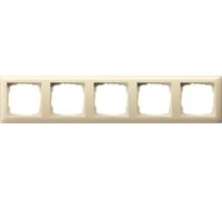 GIRA Cadre quintuple 021501 Standard 55 blanc crème 021501 (021501)