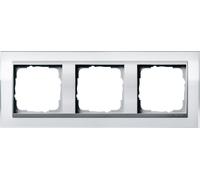 GIRA Cadre triple Event clair, standard 55, système 55 blanc 0213726 (0213726)