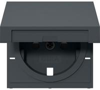 Gira Couvercle Schuko System 55 Anthracite HC SH - 494228